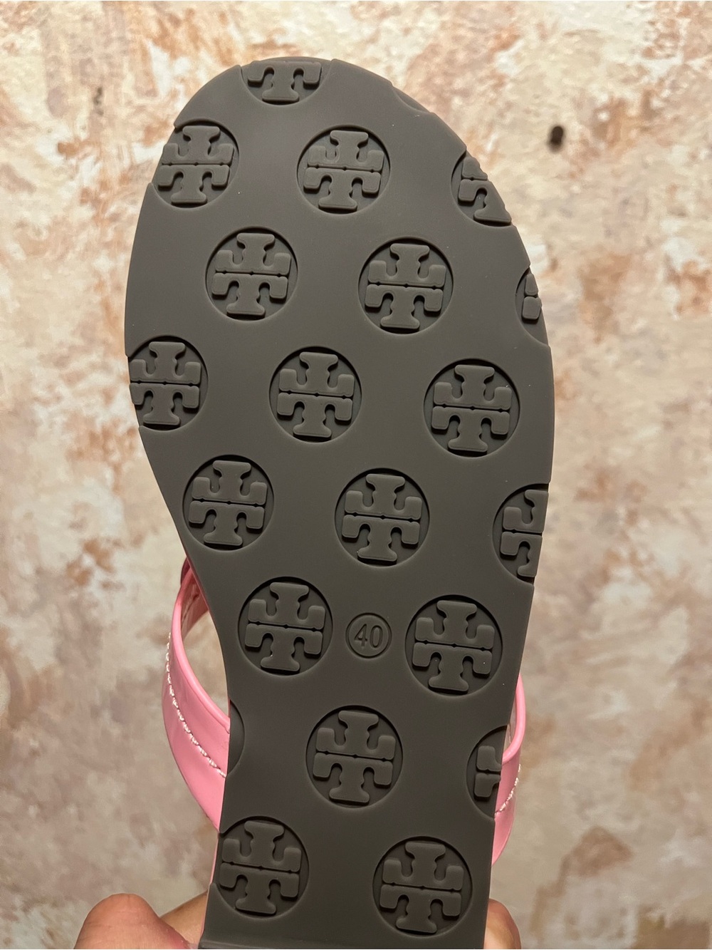 Tory Burch Pink Miller Cutout Thong Sandal - Picture 3 of 3
